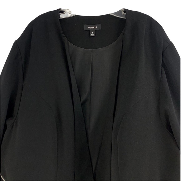 Torrid Black Waterfall Jacket - Picture 2 of 13